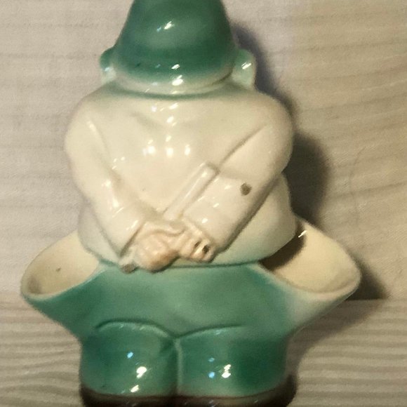 Vintage 5.25" Tall Ceramic Policeman & Tall Ceramic Hillbilly - Picture 5 of 10